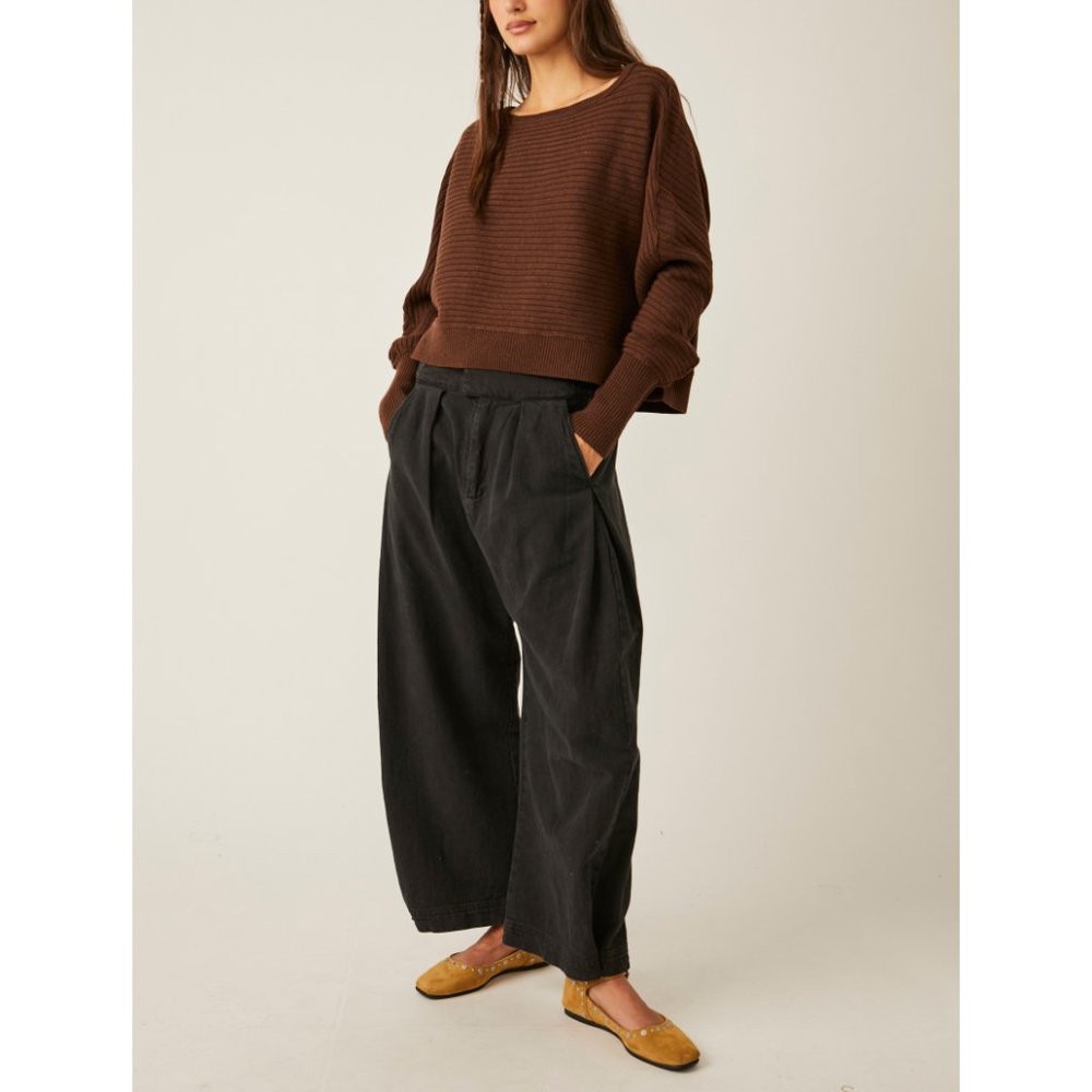 FREE PEOPLE Sublime Pullover / Chocolate Lava - Picture 9 of 11